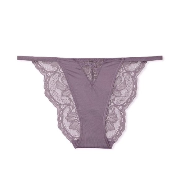 VS  VERY SEXY Micro Lace Inset Cheeky Panty Medium - Picture 5 of 8